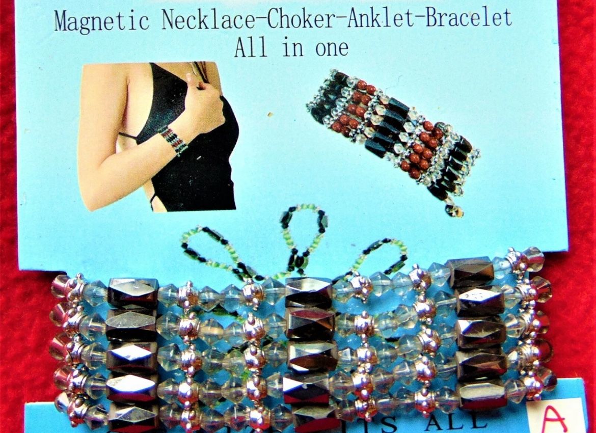 Magnetic Beaded Necklace / Choker / Anklet / Bracelet (O)