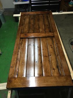 Barn Door for Pantry size 35.5 W 83 L semi gloss dark walnut with Hardware available