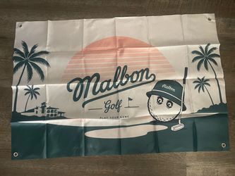 Man Cave Golf Banners - Malbon Golf Buckets style