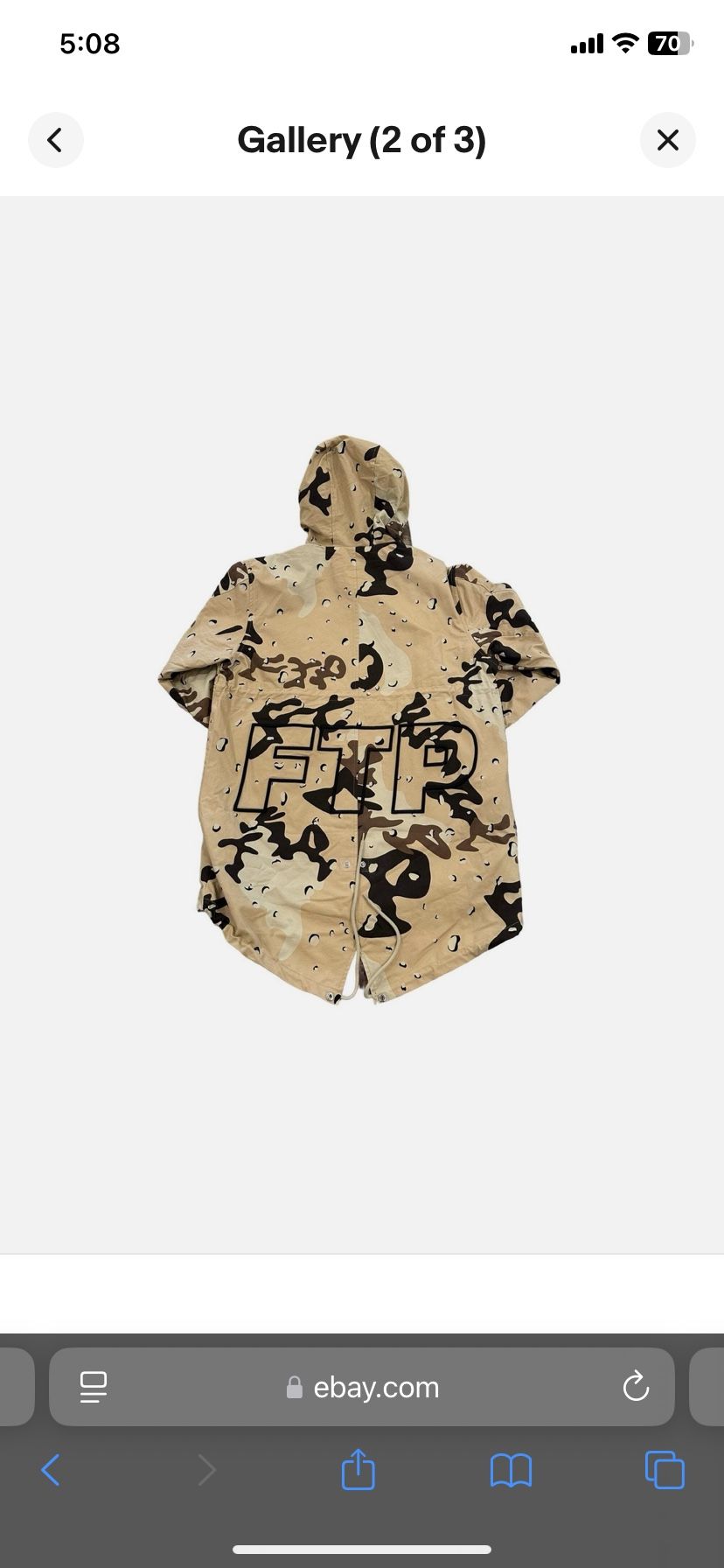 FTP DesertCamo Fishtail Parka ‘24