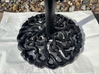 XXL cast iron umbrella stand xtra heavy duty