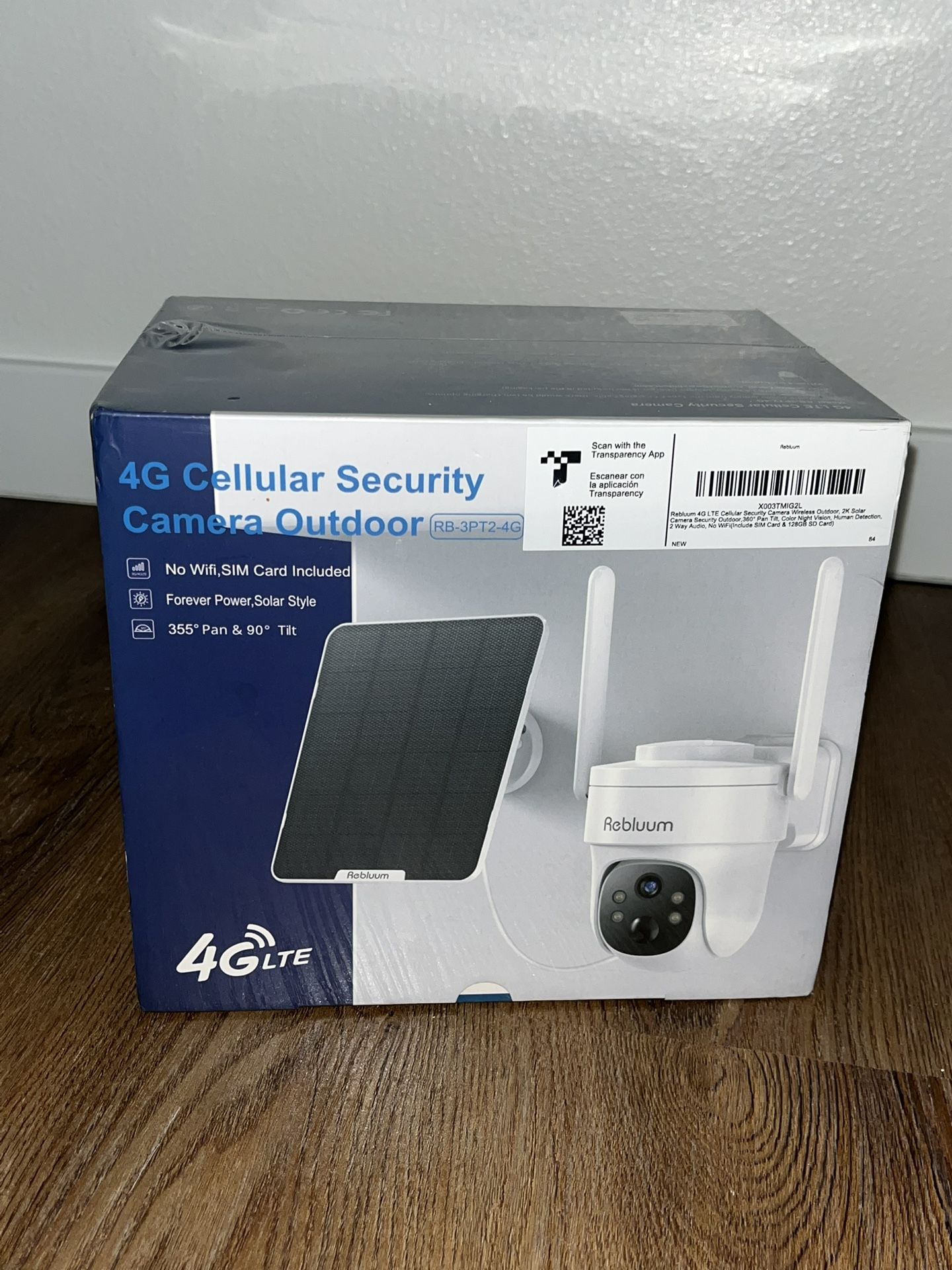 Rebluum solar security 4g cellular security camera outdoor