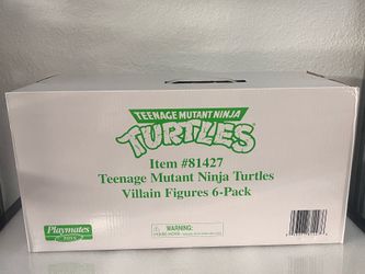 NIB TMNT Teenage Mutant Ninja Turtles 6-Pack #81427 [Playmates] Villains Figures