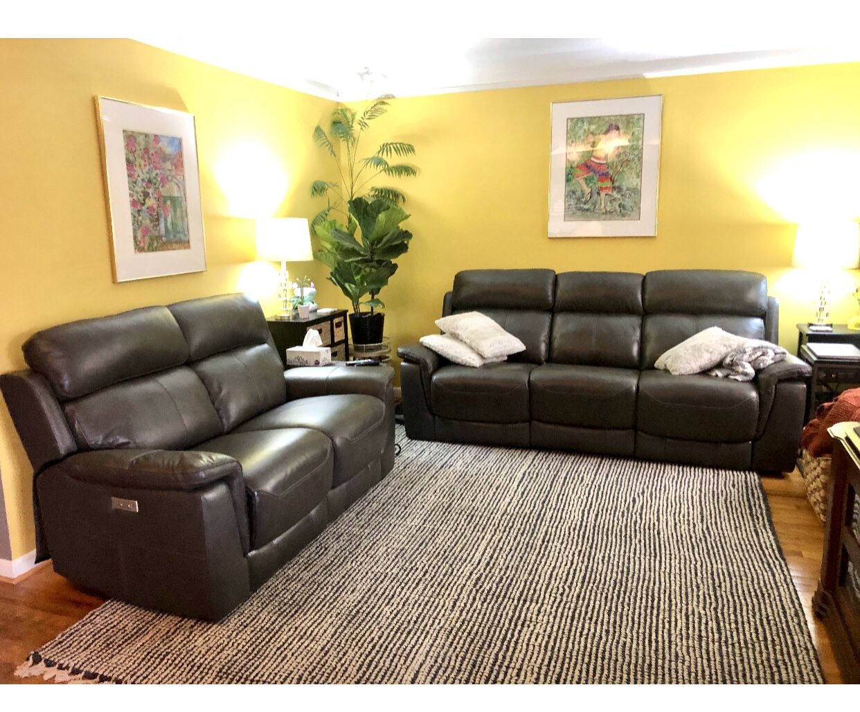 Leather Sofa And Loveseat