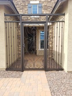 Gate, rolling gate, trellis, security door, pool fence