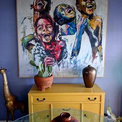 Large Canvas Art. 64×64 