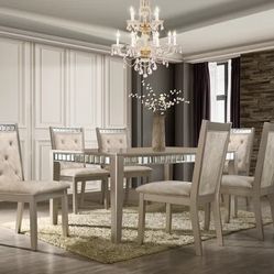 Dining Table + 6 Chair Set