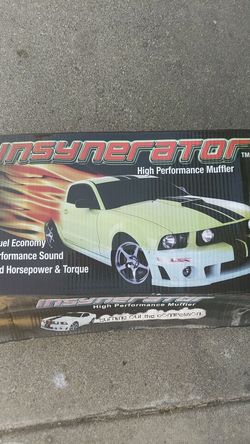 Insynerator Performance muffler like Flowmaster