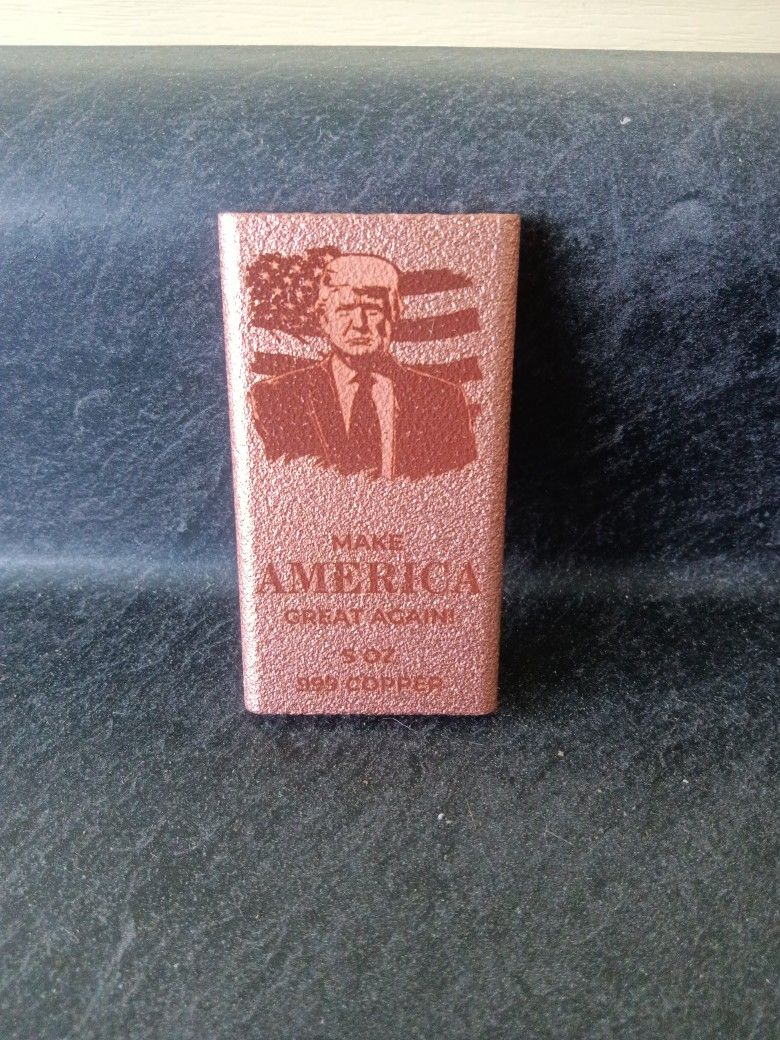 Donald Trump 5 Ounce Copper Bar