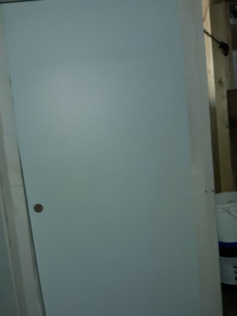 80"×42",metal clad,foam filled ext. door with jam