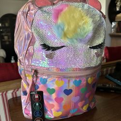 Pink Unicorn 🦄 Backpack 