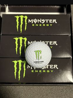 RARE NEW MONSTER ENEEGY BRANDED GOLF BALLS 
