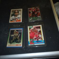 Signed Football Cards
