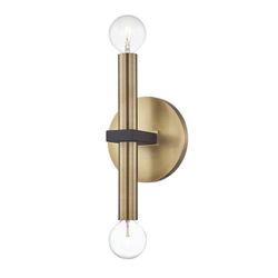 Aged Brass Wall Sconce