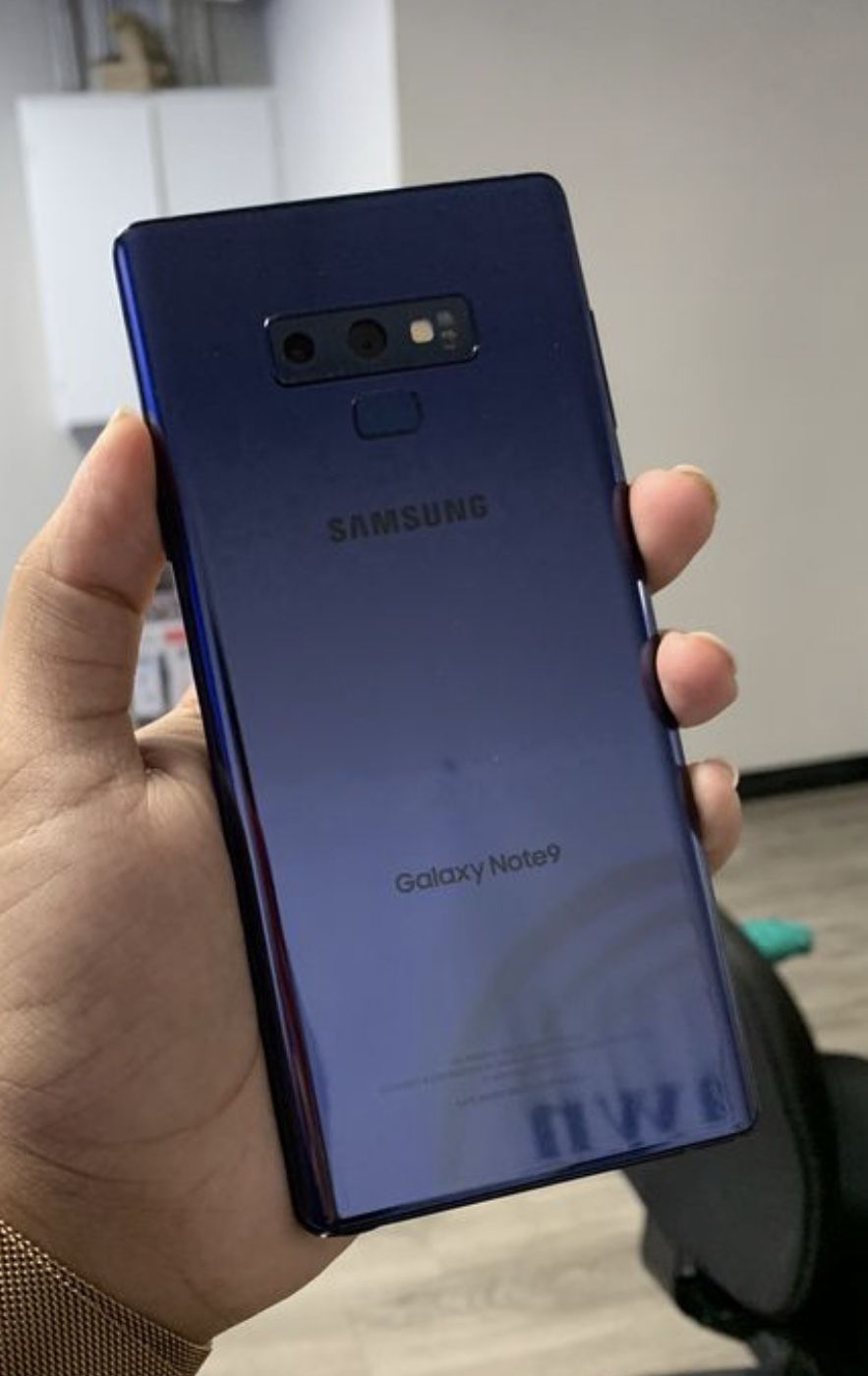 Samsung galaxy note 9 128gb unlocked, store warranty