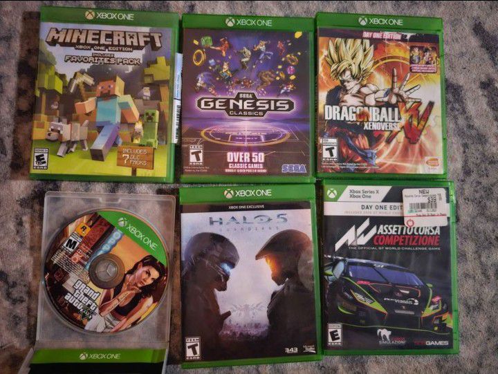 X Box One Video Game Lot