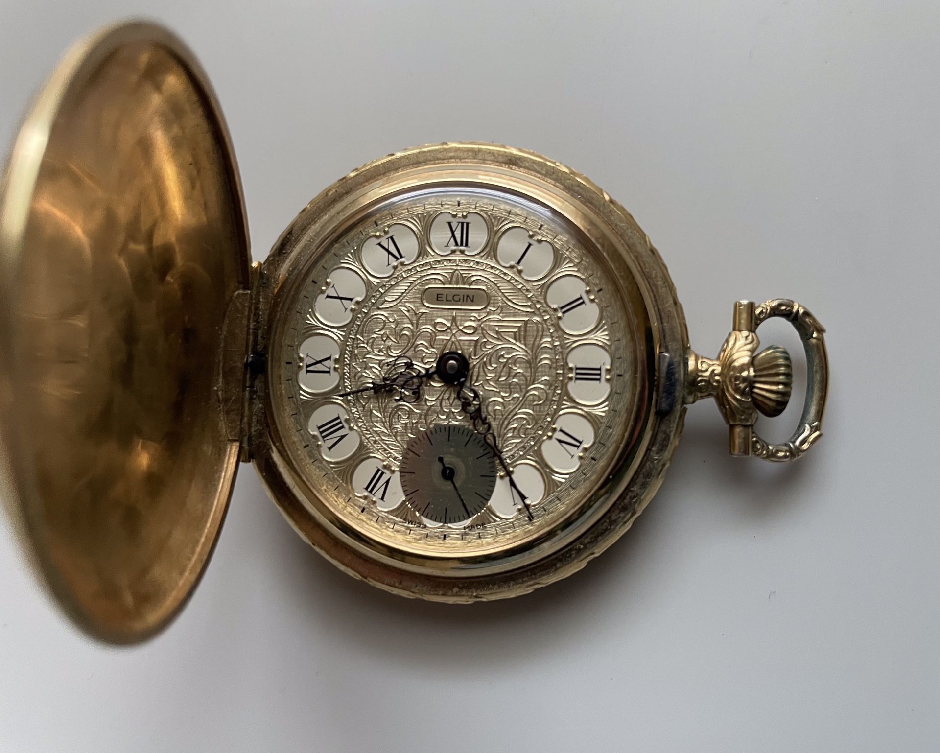 Swiss Elgin Hunter Case Pocket Watch