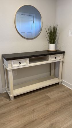 Hallway Entry Rustic Farmhouse Console Table