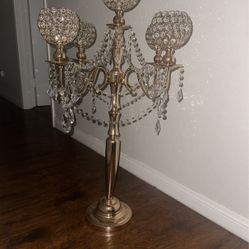 2 Gold Candelabra