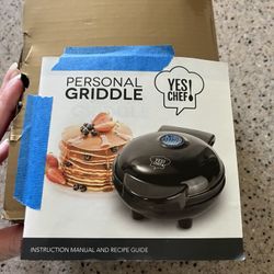 Personal Griddle New In Box 