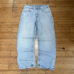 Blue Baggy Jeans