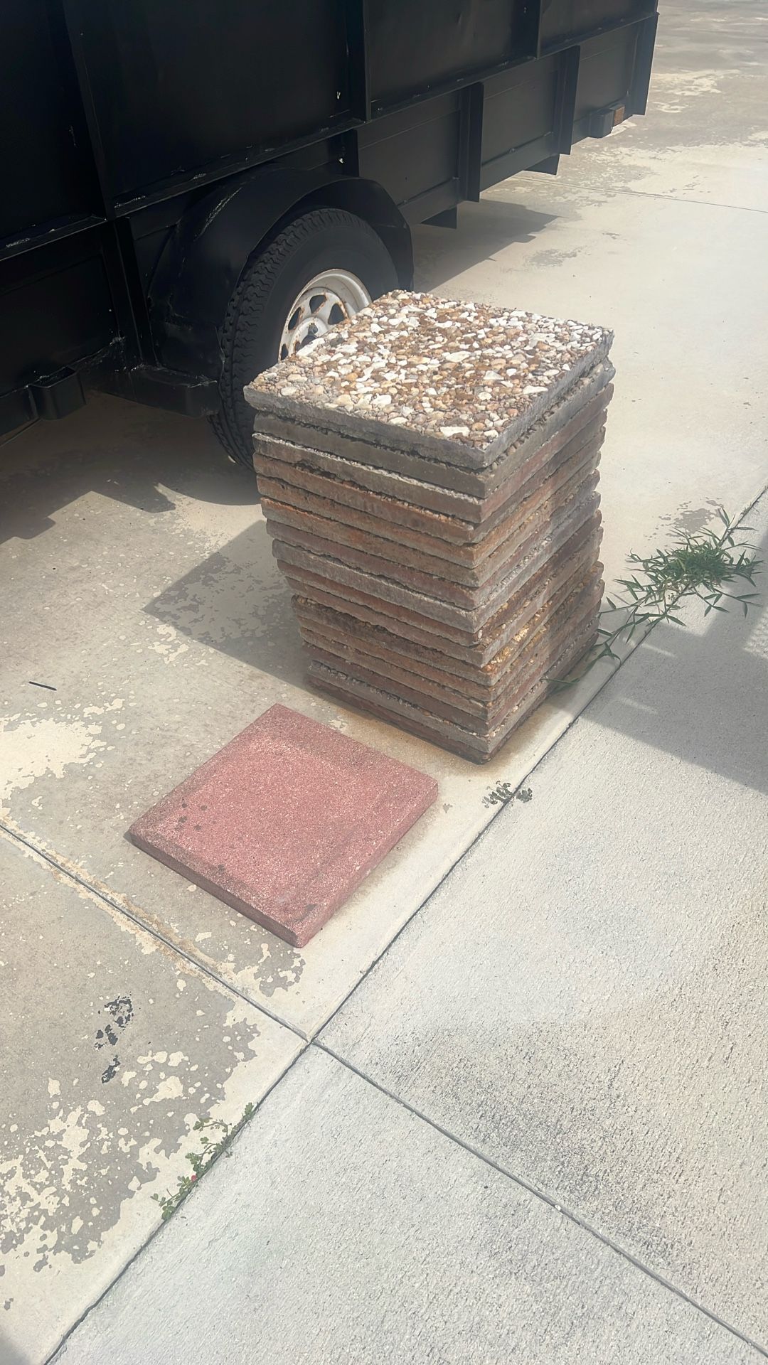 Concrete Squares 17 3/4” Each Side, 16 PCs