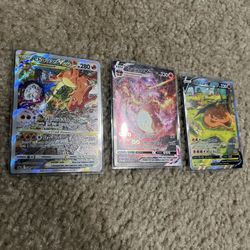 Bundle Of 3 (charizard V, Charizard Vstar, Charizard Vmax)