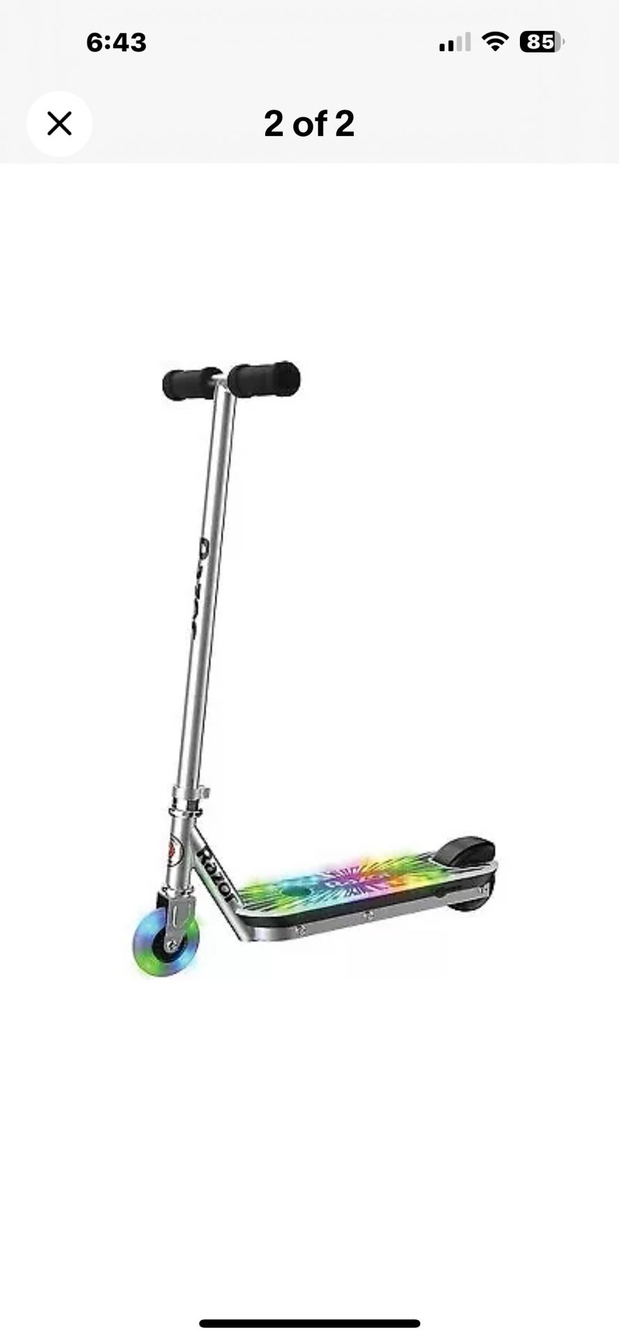 Razor Color Rave Electric Scooter - Blast UI