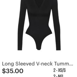 Shapewear Bodysuit Black 