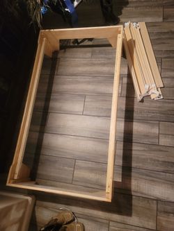 Toddler bed with mattress