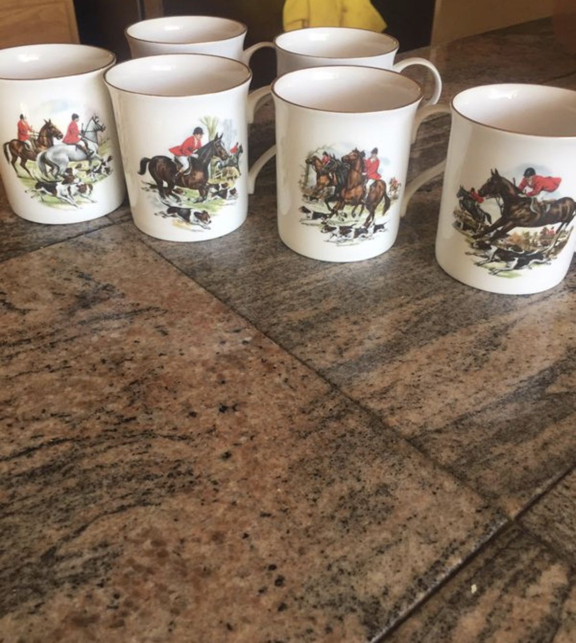 Crown Trent Staffordshire England mugs