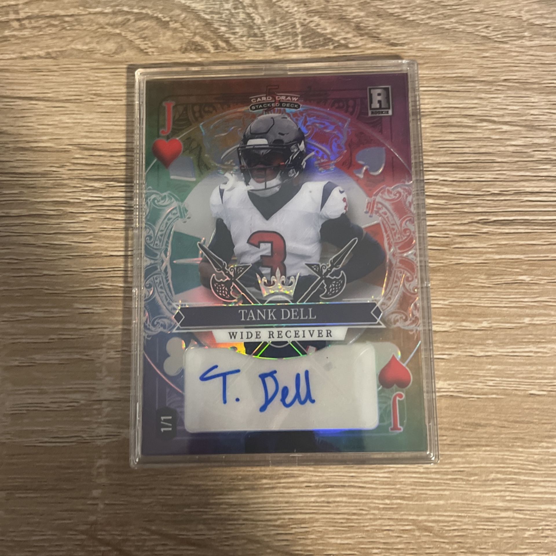 Tank Dell 1/1 Rookie Auto