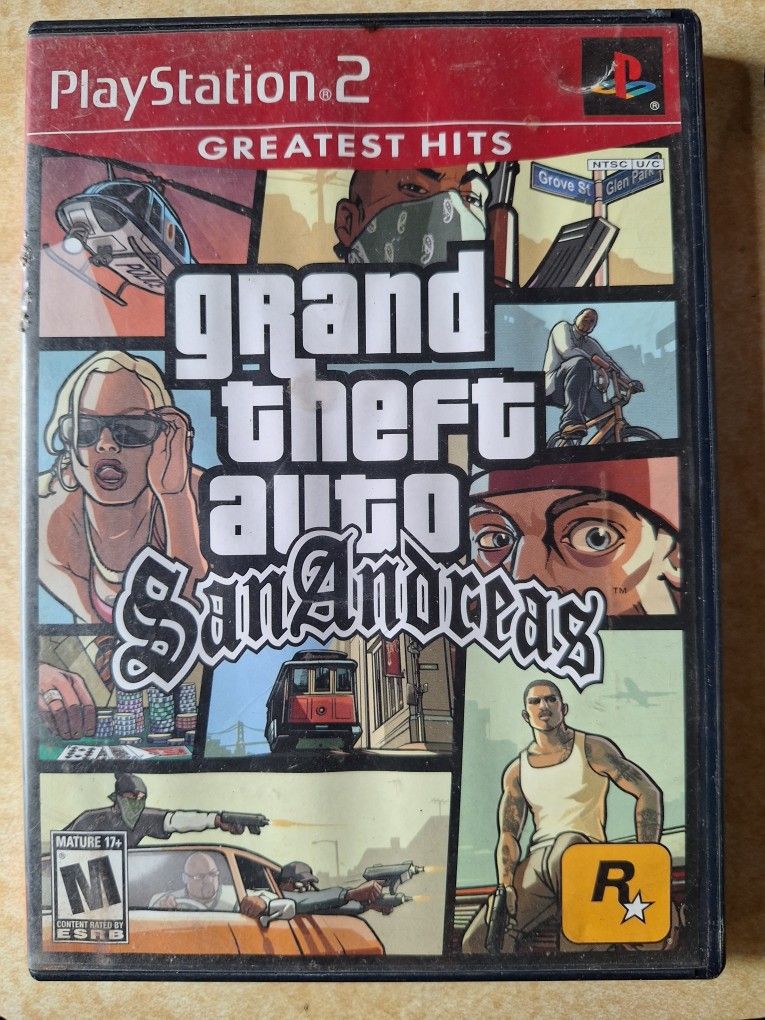 Grand Theft Auto "San Andreas" Game 4 Playstation 2