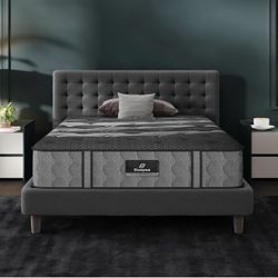 Suayea Twin Size Mattress, 8 Inch Luxury Hybrid Twin Mattress in a Box, Cooling Gel Memory Foam Mattresses with Pocket Springs for Pressure Relief, Me