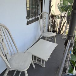 Shabby Chic Outdoor table And chair Set 
