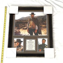 Mint Condition Still In Package (Rare Find) 23” x 19” Commemorative Clint Eastwood Collectors Plaque. Retail value $300.