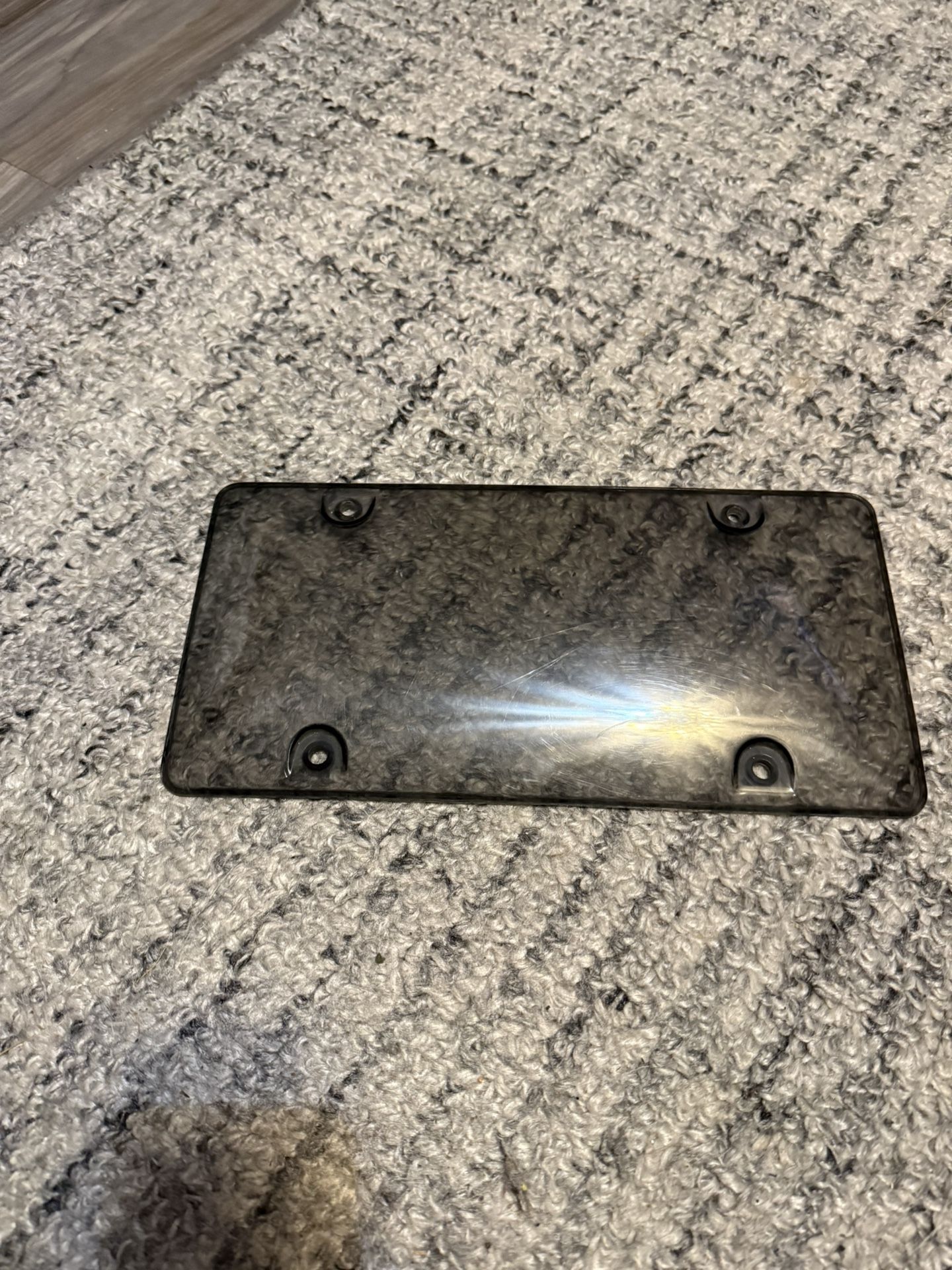 Smoked License Plate Cover