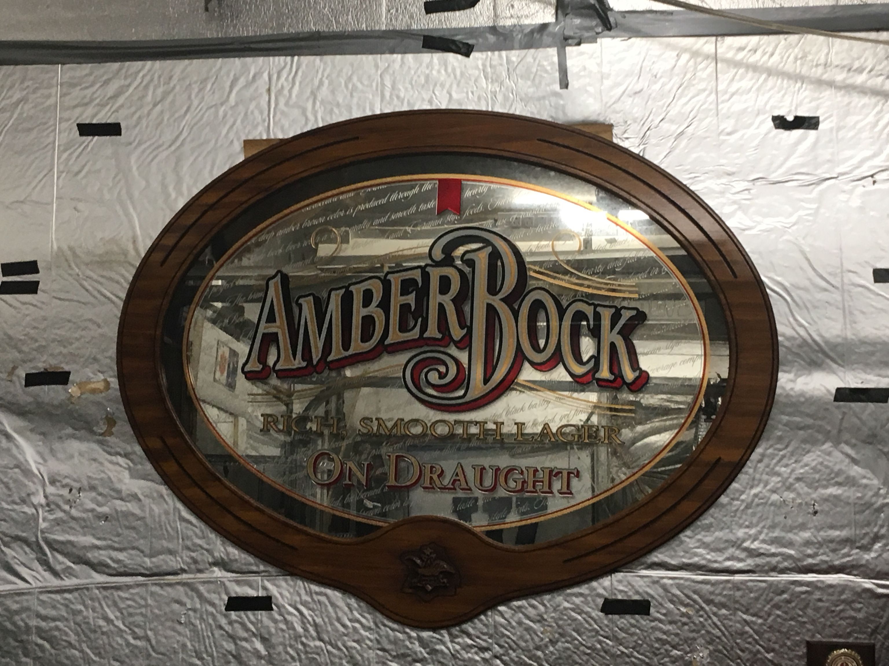 Amber Bock Mirror Antique 