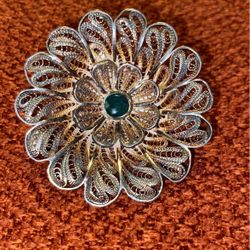 Vintage Silver 950 Broche