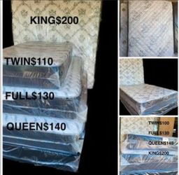 Mattresses King Queen Full Twin