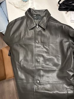 ASOS BLACK LEATHER JACKET