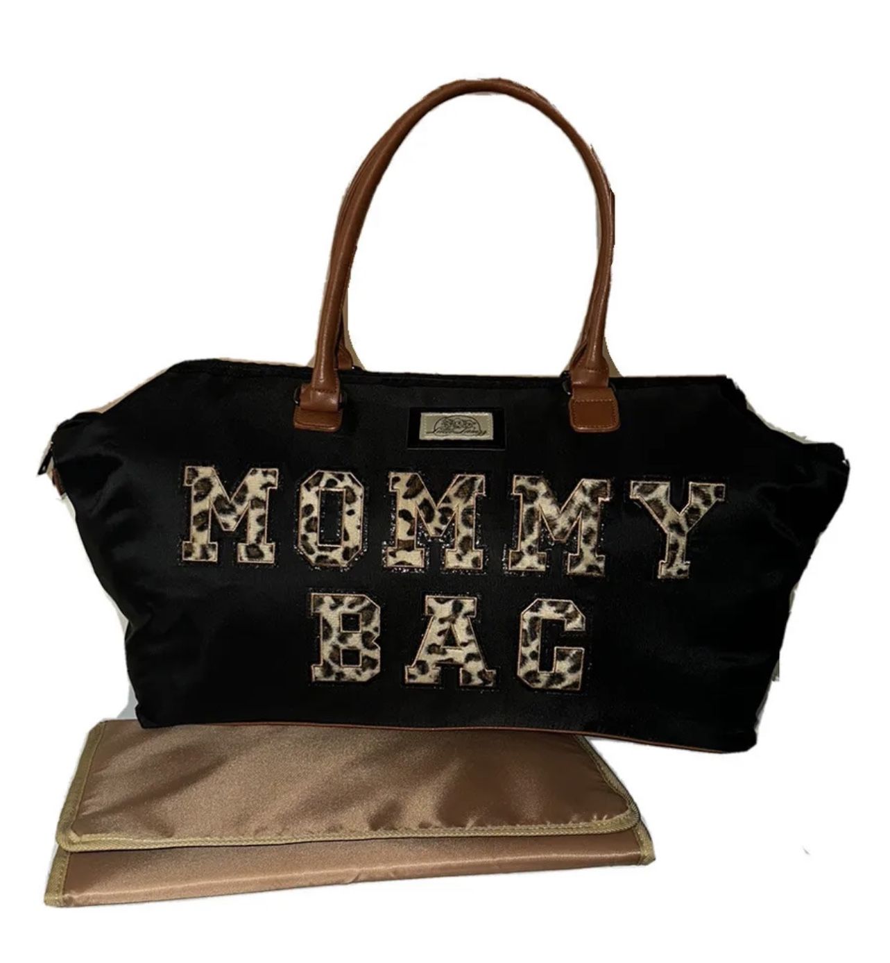 Little Lamzz Mommy Bag, Large Capacity Multi Function Tote Bag with Diaper Pad