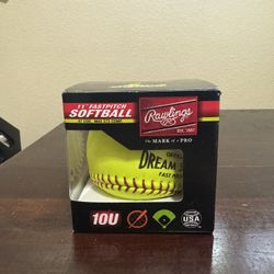 Official Dream Seam Fastpitch Softballs |" USA/ASA | Single Ball