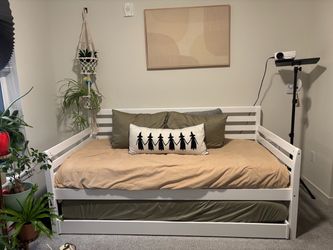 OBO Daybed White For Sale with 2 Twin Mattresses  - Pick-Up Only