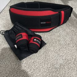WODFitters Belt And wrist Wraps