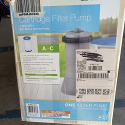 Intex Krystal Clear Cartridge Filter Pump