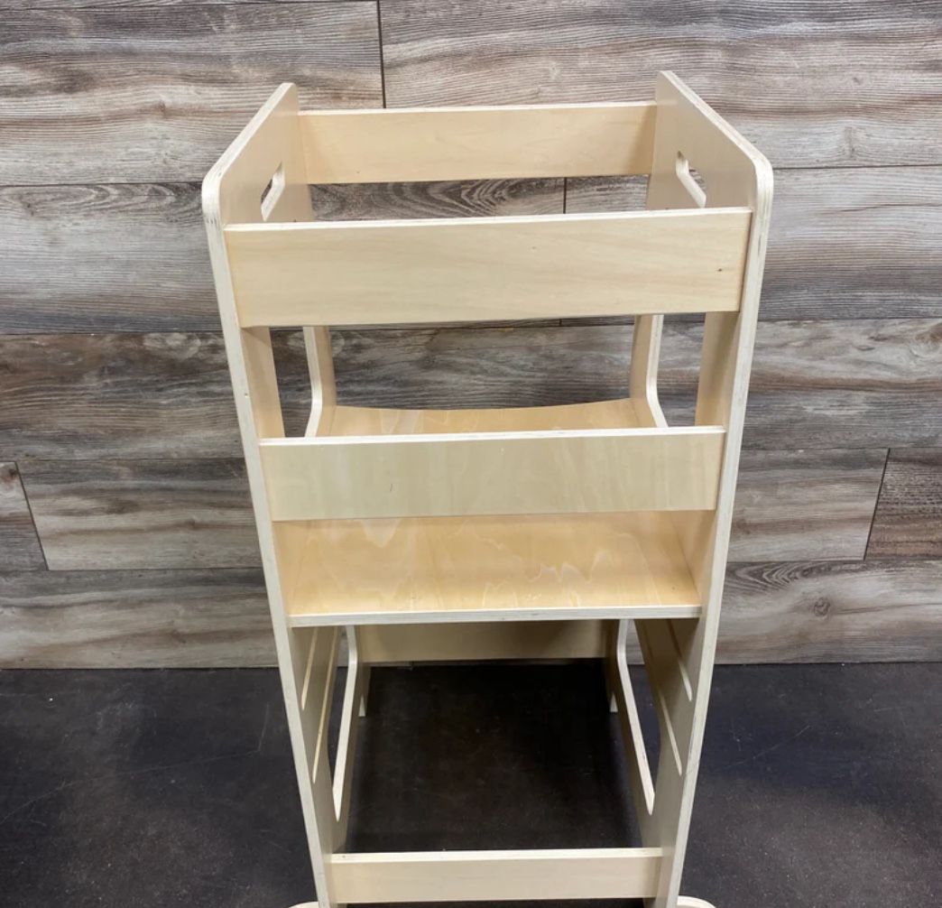 WOOD CITY Step Stool Helper Standing Tower