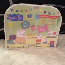 Peppa Pig Birth Countdown 7 Toys Included 