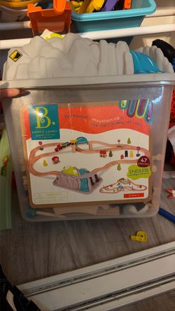 Wood train set