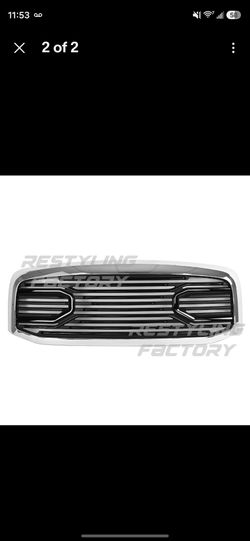 Dodge Ram chrome grille shell